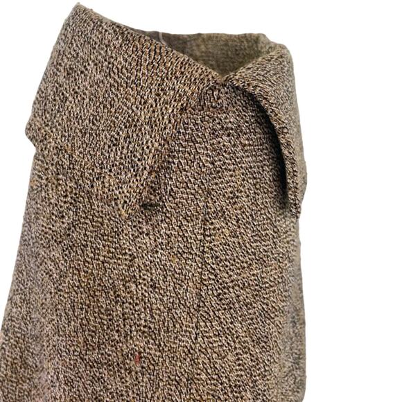 Jasper And Co. Stand Up Collar Tans Three Button Up Rolled Cuff Blazer 10 Petite - Picture 9 of 15